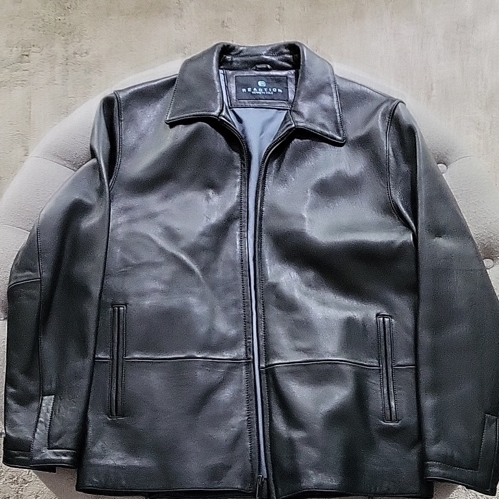 Calvin Klein Black Leather Jacket